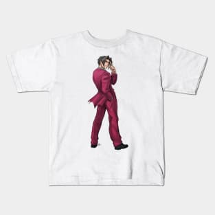 Miles Edgeworth Investigations Kids T-Shirt